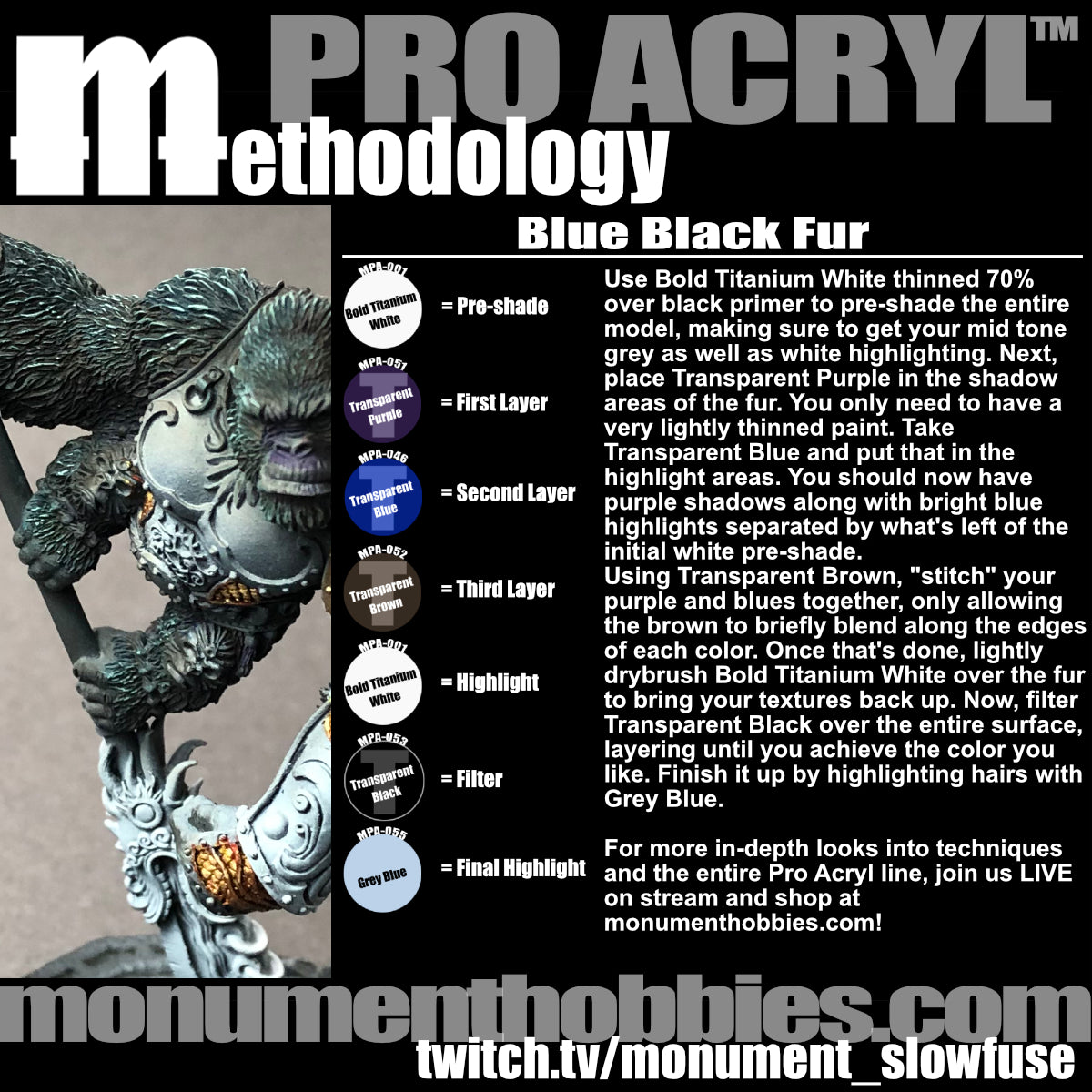 Methodology #21 - Blue Black Fur